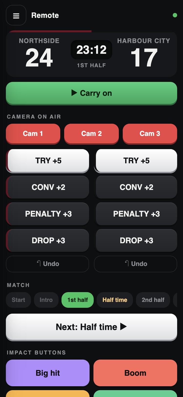 Phone remote